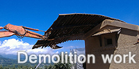 Demolition work